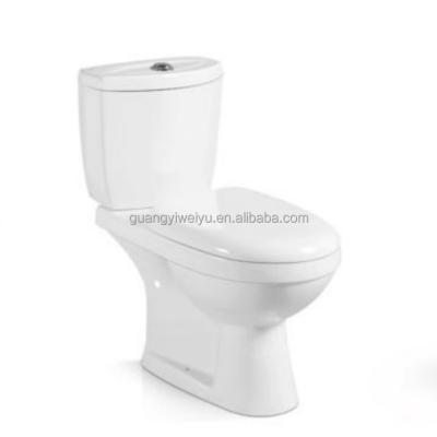 China Hot Selling Double-Flow Ceramic Sanitary Ware South East Asia Africa Twyford Wc Toilet Bowl Cheap Washdown Two Piece Toilet For Toilets for sale