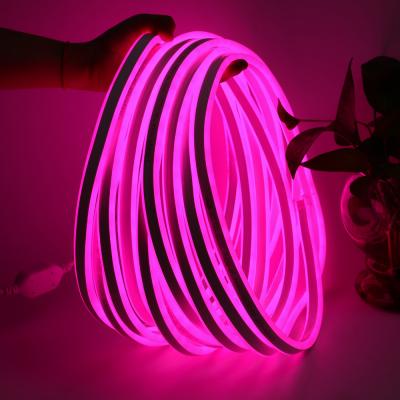 China Hot Wholesale 8*18mm LANDSCAPE Purple SMD2835 Lighting Double Sided LED Strips AC220V-240V Waterproof LED Strip Neon Light Party Christmas for sale