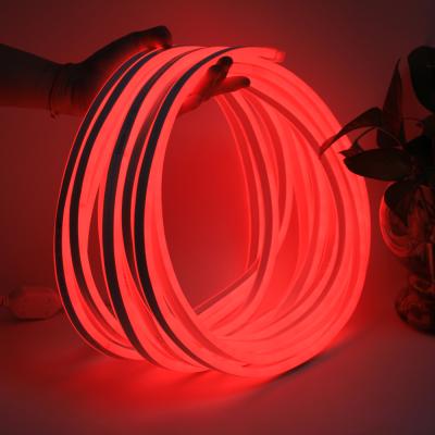 China LANDSCAPE Double Sided LED Strips AC220V-240V 8*18mm Waterproof Red Light SMD 2835 LED Strip Neon Lamp Outlet Christmas Indoor Decoration for sale