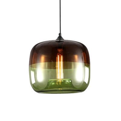 China Modern nordic minimalist home lighting indoor classic gradients e27 glass pendant lamp for sale