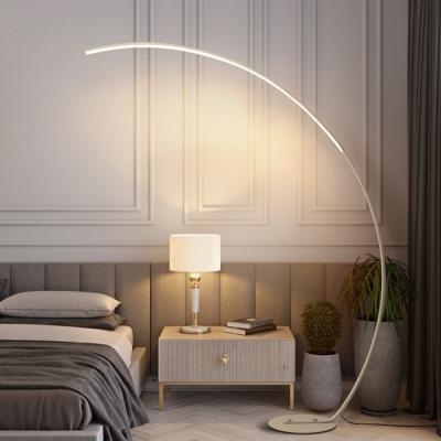 China Hot Selling Arch RGB Fishing Reading Lamp Hotel Reading Fishing Rod Fish Arc Long Arm Floor Lamp for Living Room Arched Stand Floor Light for sale