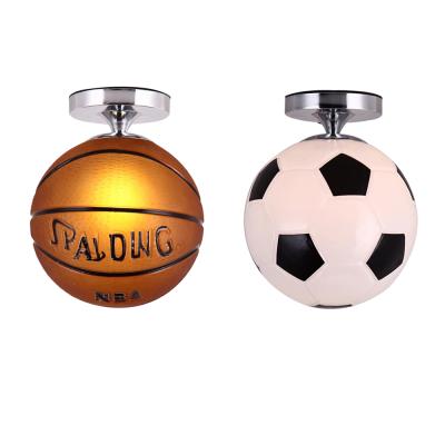 China Modern Ceiling Lamp Kids Soccer Ball Basketball Lamp Boy Room Lights for sale