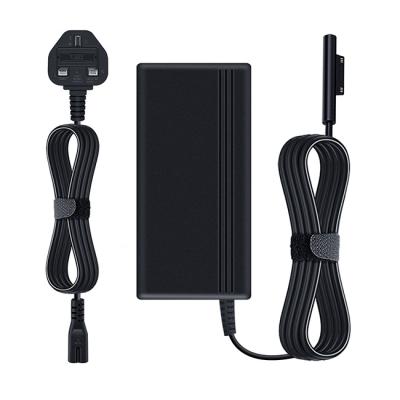 China Surface Pro 3/4/5(2017)/6/7/X& Go/Go2 Plug 31w 12A 2.58A UK Outdoor Fast Charging Microsoft Surface Pro3 Outdoor Pro4 Charger for sale