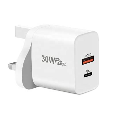 China 2021 New Phone Product PD 30w Charger Mobile Phone Charger Quick Charge QC 3.0 Charger for sale