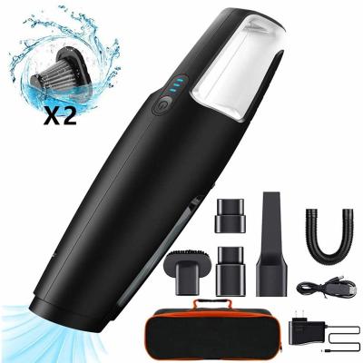 China Free Shipping to USA Free Sample Use Wet Dry Car and Home Portable Handheld Cordless Vacuum Cleaner Dust Type 12V 7000Pa for sale