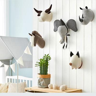 China Factory direct minimalist Nordic fabric head ornaments animal horse for sale