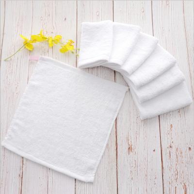 China Wholesale Compressed Cotton Kitchen Hotel Cleaning Towel White Tea Cloth 30*30cm 25*25cm for sale