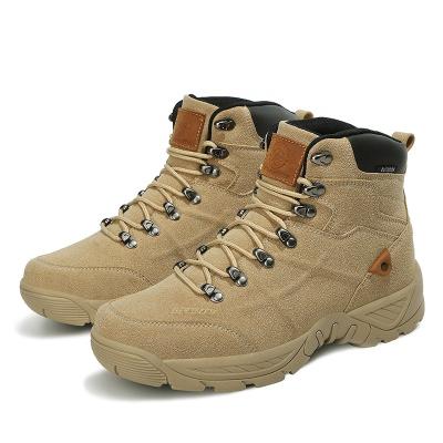 China New Arrival Rubber Fashion And Durable Hiking Shoes Waterproof For Adult Hiking Boots for sale