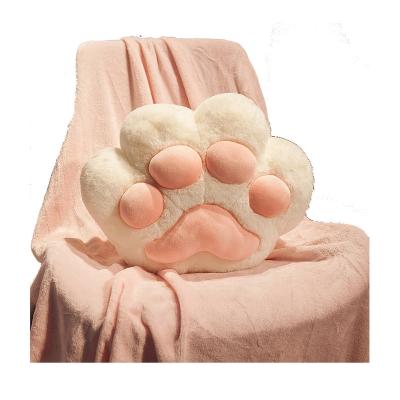 China Plush Desk Neck Rests Plush Can Accommodate Folding Cat's Paw Travel Pillow Cover 2 in 1 for sale