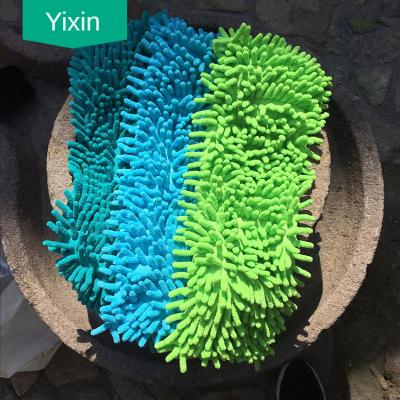 China Sustainable Wholesales Factory Direct Sales Floor Dust Cleaning Wet Mop Cloth Replacement Microfiber Wipes Head For Cleaning for sale