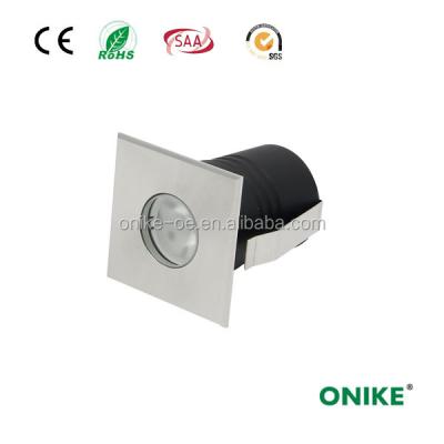 China SS316+ AL Waterproof SS316 Square 12V LED Floor Recessed Light for sale