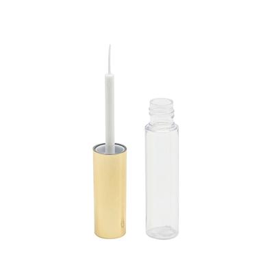 China Gold Waterproof Top Transparent Eyeliner Tube Bottle With Printing for sale