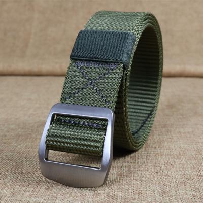 China Outdoor Reused Tactical Belt Combat High Quality Camp Gun Belt Web Thick Nylon Adjustable Army Belt 38mm for sale