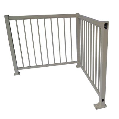 China Easily Assembled Modern Style Barrier Low Price Aluminum Deck Fencing Premium Quality Guardrail for sale