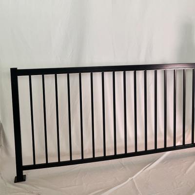 China Factory Supply Easily Assembled Aluminum Balusters Balcony Railing Easy Install Deck Track LED Light for sale