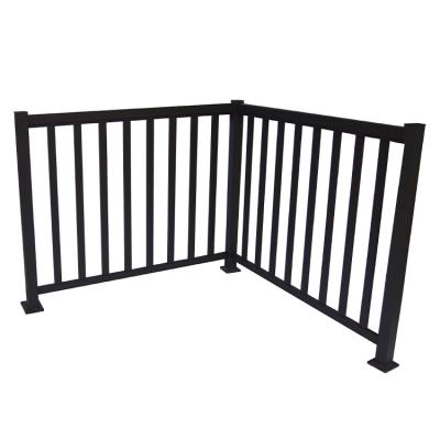 China Easily Assembled Top Selling Decorative Aluminum Fence Railing Design Garden Fence Gate for sale