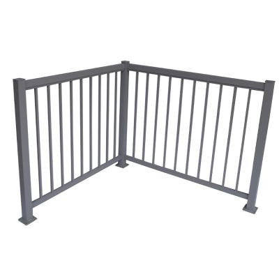 China Easily Assembled Easy Install Fence Outdoor Aluminum Balusters Top Selling Construction Fence for sale