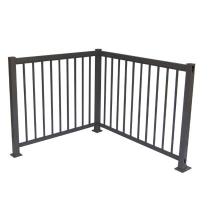 China Easily Assembled Low Maintenance Guardrail Customized Standard Size Handrail For Stairs Low Price Fencing Aluminum for sale