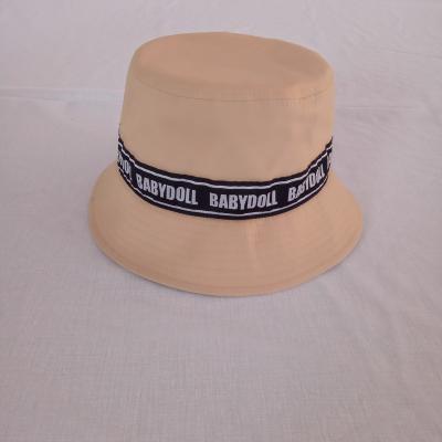 China Character Bulk Cotton Logo Embroidery Black Private Label Adult Custom Foldable Bucket Hat for sale