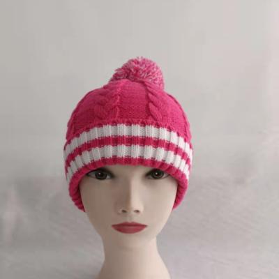 China COMMON Wholesale Custom Beanie Warm Winter Hat Kids Knit Winter Hat for sale