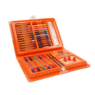 China School 35pcs PVC Box Drawing Pencils Pen Tip Pen Sets Art Stationery Set Children Drawing Tool for sale