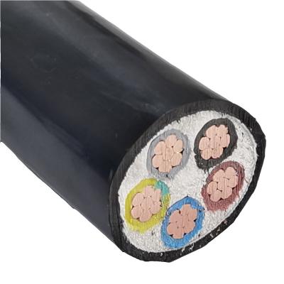 China Low voltage 0.6/1kv xple 5 core 25mm pvc underground unarmoured power cable for sale