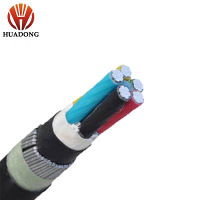 China Underground 5x25mm2 25 mm 95mm 120mm 240mm 5 Core XLPE Insulated Armored Power Cable Cable for sale