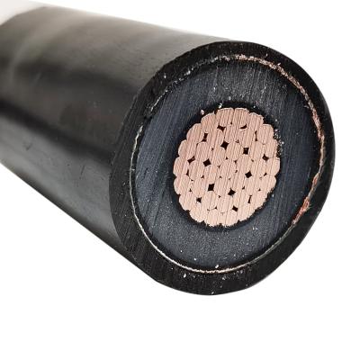 China Underground Voltage 3KV 10mm2 100mm2 1 Medium CU XLPE SWA PVC Single Core PVC Copper Power Cable for sale