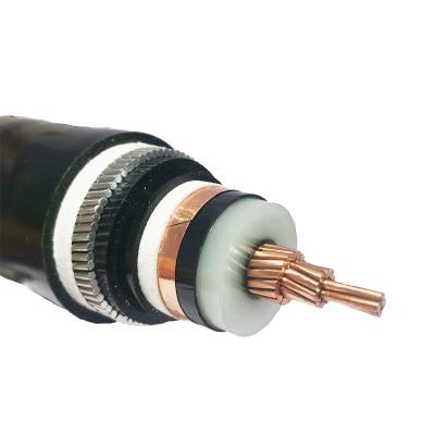 China Underground medium voltage 120mm2 150mm2 xlpe power cable 3KV 10kv pvc insulated 1 core single copper cable for sale