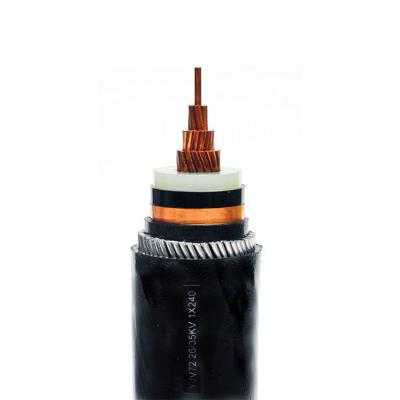 China Underground 1 Core 3 6/10 Kv 12/20 Kv 5/36 Kv Medium Voltage XLPE Underground Power Cable Unarmoured for sale