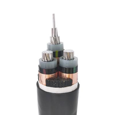 China Medium voltage 3 underground 11kv 50mm2 70mm2 95mm2 120 mm 240mm2 240mm SWA xlpe armored core shielded aluminum cable for sale