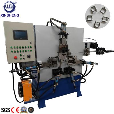 China Hotels Patent High Production Rate Automatic Strapping Wire Buckle Making Machine for sale