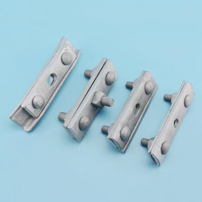 China Clamps Are Shipped With Bolts Assembled Hot Sale 3 Bolt Straight Cable Suspension Clamp for sale