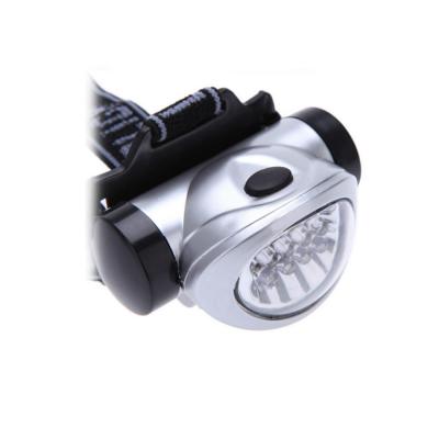 China Amazon Hot Battery Camping Promotional High Power 8 LED AAA Headlight 60LM Led Flashlight for sale