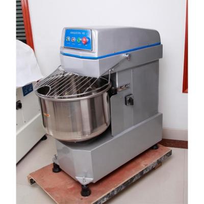 China HS40 40L Flour Mixer Spiral Dough Mixer With Stainless Steel Bowl for sale