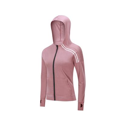 China Full Zipper Breathable Wholesale Track Yoga Long Sleeved Custom Jacket Set For Women for sale