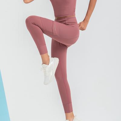 China Breathable fitness gym clothing butt crack! crack! seamless women sports high quality leggings for sale