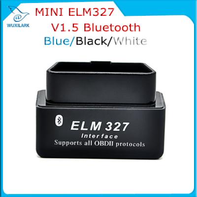 China Black V1.5 Super Bluetooth ELM 327 optional Version 1.5 elm327 interface supports Torque Car Code for sale