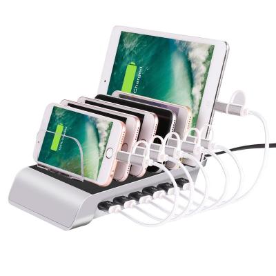 China Charging for all mobiles and other electronics hot 6 port usb charging station for all mobile phones and tablets promotion gift show best wish for sale