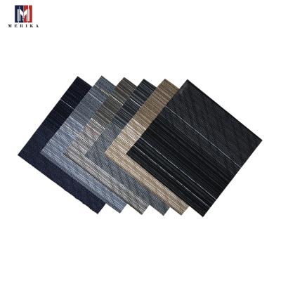 China Eco-friendly.anti-slip.water-proof Removable Cushion Block Meeting Room Corridor Splice Carpet Tiles for sale