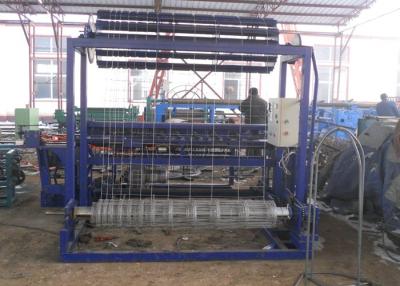 China Hinge Joint Galvanized Wire Mesh Weaving Machine 1.8 - 2.5mm Wire Diameter for sale