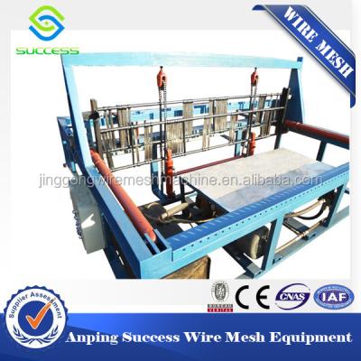 China Stainless Steel Double Crimped Wire Mesh Weaving Machine 1-4m 650-1500KG Weight for sale