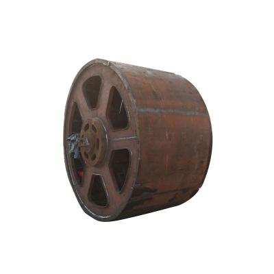 China Machinery Repair Shops Large steel wire winding high-pressure oil cylinder waste crusher spindle production belt pulley production for sale