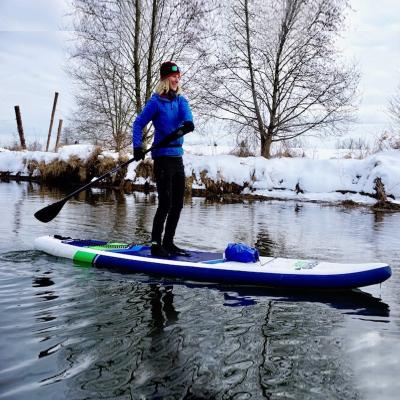 China Unisex custom design OEM cold winter inflatable stand up sip paddle board all round isup paddleboard on ice lake for sale