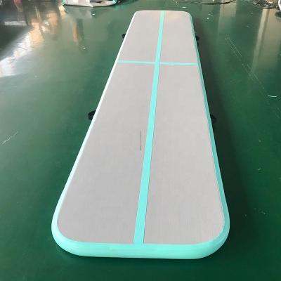 China Custom Size AirTrack 3m 4m 5m 6m 8m Gym 10m PVC Size Inflatable Air Track Mat Tumble Track For Gymnastics for sale