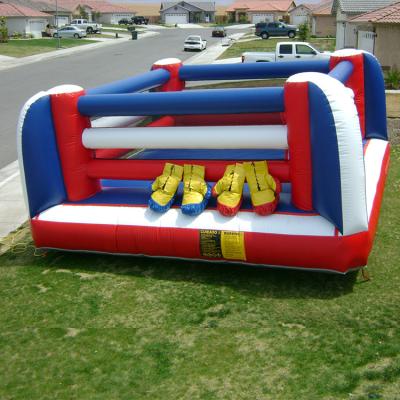 China Cheap PVC Inflatable Wrestling Boxing Ring For Kids Small for sale