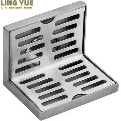 China Modern Foldable wall drain can be installed directly on the balcony kitchen bathroom can quickly drain stainless steel floor drain for sale