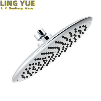 China Without Slide Bar Custom shower panel bathroom round water spray material abs top spray high pressure shower head for sale