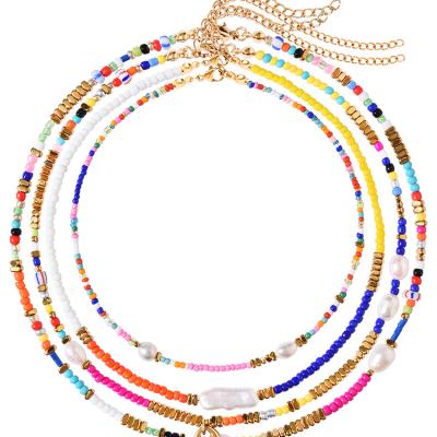 China Factory Bohemia Jewelry Necklace Bead Glass Real Never Bead Delicacy Customized Fade Design Necklaces For Women Diary for sale