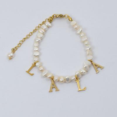 China High Quality New Arrival Hot Selling Customized Bracelets With Letters New Arrival Letter Bracelet For Woman Bracelet Bead for sale